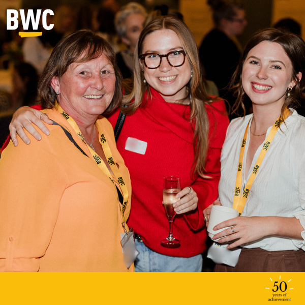 BWC staff, Marion Taylor and Amy Forbes